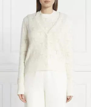Кардиган Regular fit Twinset, белый