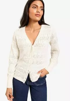 Кардиган REGULAR FIT V NECK Love & Roses, белый