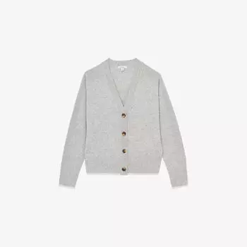 Кардиган Reiss Abigail с V-образным вырезом, белый
