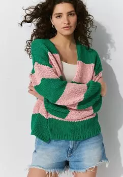 Кардиган RELAXED CHUNKY Next, розовый