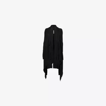 Кардиган Rick Owens Wrap с драпировкой, черный