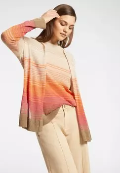 Кардиган RIGHE SFUMATE Elena Mir, оранжевый