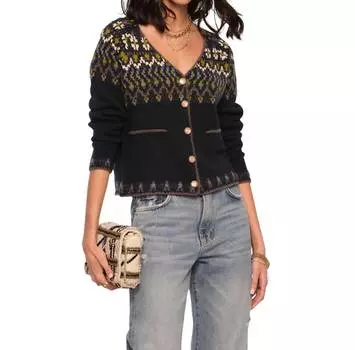 Кардиган Rima в зеленом цвете Multi heartloom