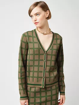 Кардиган Rodier, цвет Hellbraun/Grn