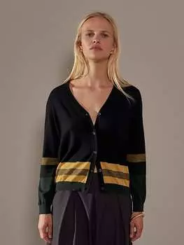 Кардиган Rodier, цвет schwarz/gelb