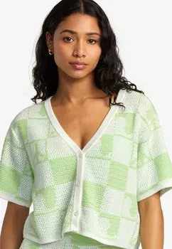 Кардиган RVCA, цвет Mottled Green