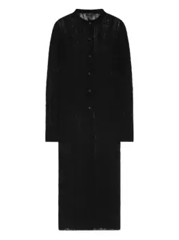 Кардиган рыхлой вязки Alanui, черный