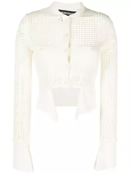 Кардиган рыхлой вязки ANDREDAMO, белый