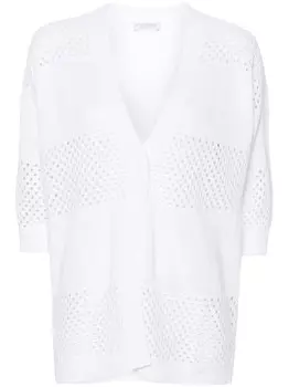 Кардиган рыхлой вязки Le Tricot Perugia, белый
