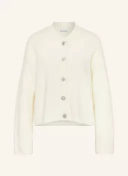 Кардиган с альпакой и драгоценными камнями MRS & HUGS, экрю
