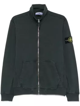 Кардиган с эмблемой компаса Stone Island, серый