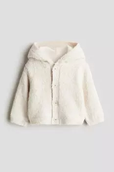 Кардиган с аппликациями H&M, бежевый