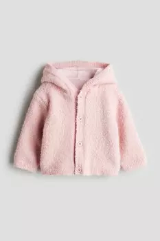 Кардиган с аппликациями H&M, розовый