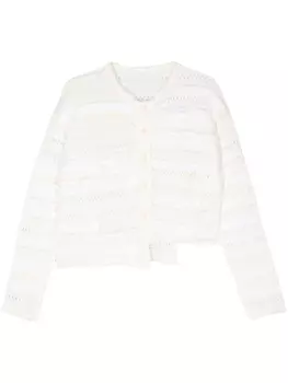 Кардиган с асимметричным подолом Y's, бежевый