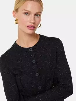 Кардиган с блестками от энни Whistles, черный