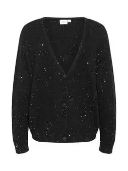 Кардиган с блестками от хайи Saint Tropez, черный