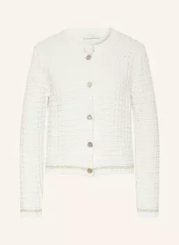Кардиган с блестящей пряжей Rich & Royal, белый
