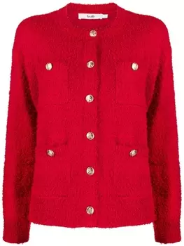 Кардиган с декорированными пуговицами b+ab, красный