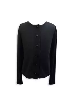 Кардиган с длинными рукавами для девочек Un Deux Trois, черный