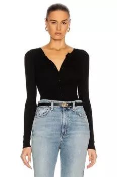 Кардиган с длинными рукавами и шелковой резинкой Enza Costa, черный