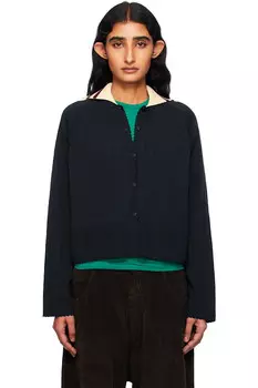 Кардиган с длинными рукавами из органического хлопка Cordera, синий