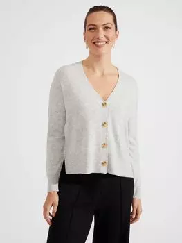 Кардиган с длинными рукавами Julaina Hobbs, серый