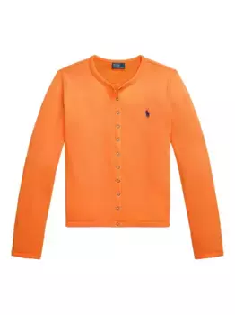 Кардиган с длинными рукавами POLO RALPH LAUREN, оранжевый