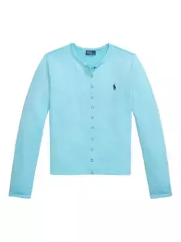 Кардиган с длинными рукавами POLO RALPH LAUREN, синий