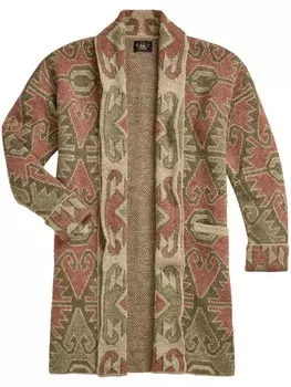 Кардиган с длинными рукавами Ralph Lauren RRL, нейтральный цвет