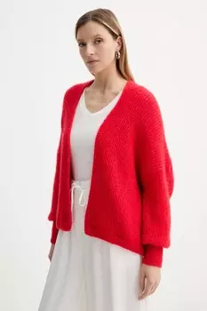 Кардиган с добавлением шерсти American Vintage, красный