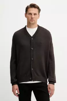 Кардиган с добавлением шерсти Armani Exchange, зеленый