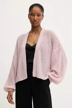 Кардиган с добавлением шерсти Boss Orange, розовый