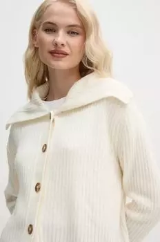 Кардиган с добавлением шерсти IRMA CARDIGAN Pepe Jeans, бежевый