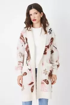 Кардиган с добавлением шерсти Medicine, бежевый