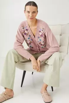 Кардиган с добавлением шерсти Medicine, розовый