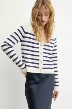 Кардиган с добавлением шерсти Morgan, бежевый