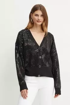 Кардиган с добавлением шерсти RILEY Guess, черный
