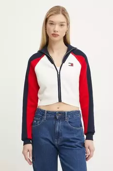 Кардиган с добавлением шерсти Tommy Jeans, бежевый