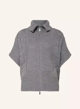 Кардиган с драгоценными камнями monari, серый