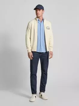 Кардиган с двухсторонней молнией Gant, кремовый