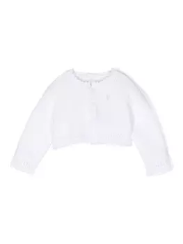 Кардиган с фестонами Patachou, белый