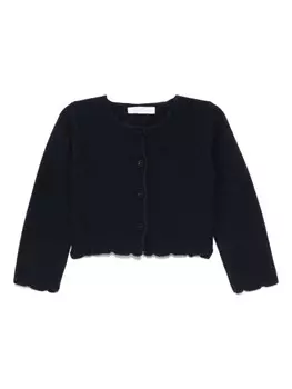 Кардиган с фестонами Patachou, синий
