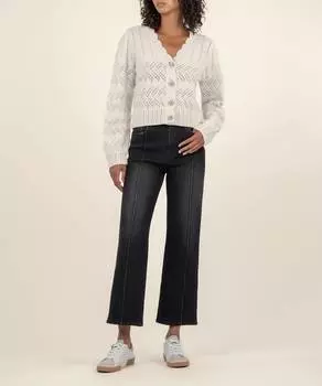 Кардиган с фестончатым узором Mimi в кремовом цвете KUT FROM THE KLOTH