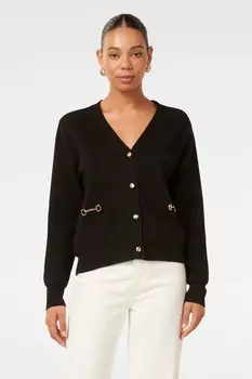 Кардиган с фурнитурой Eve Forever New, черный