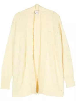 Кардиган с геометричным узором Alysi, желтый