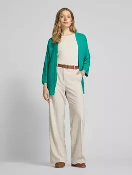 Кардиган с глубоким V-образным вырезом Milano Italy, зеленый