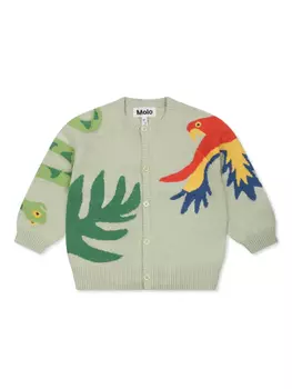 Кардиган с графическим принтом Molo, зеленый