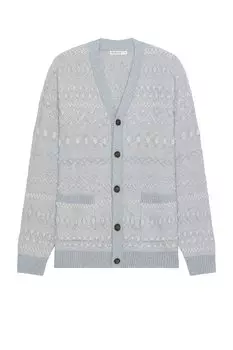 Кардиган с интарсией по всей текстуре Marine Layer, мультиколор