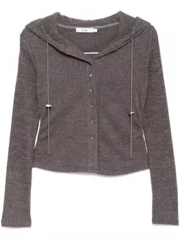 Кардиган с капюшоном B+ab, серый