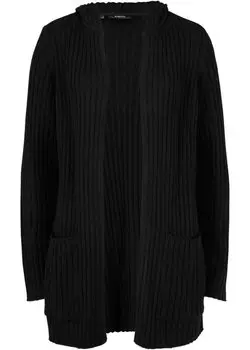 Кардиган с капюшоном Bpc Bonprix Collection, черный